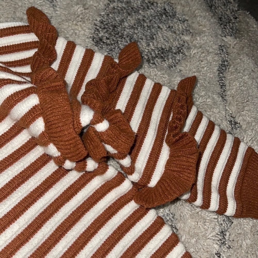 NWOT English Factory Stripe Long Sleeve Crewneck - Picture 5 of 5